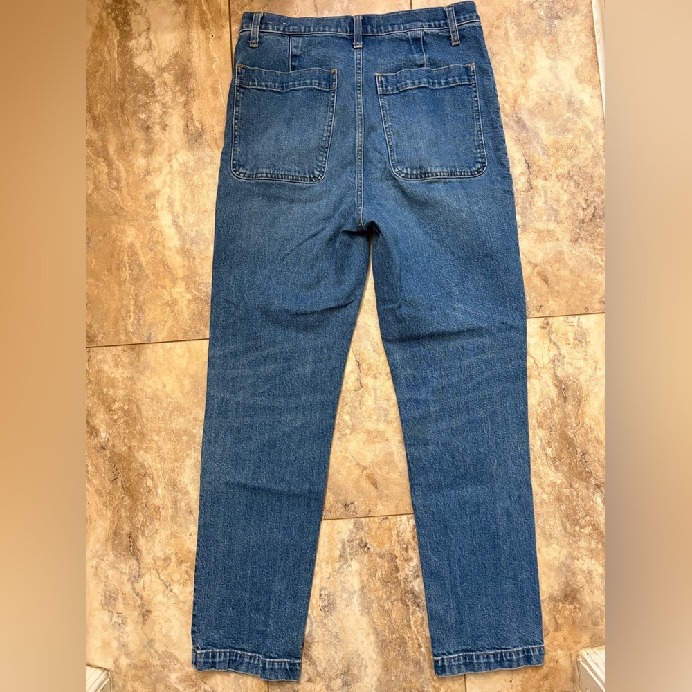 NWOT Madewell Classic Straight Full-Length Jeans in Marfield Wash Women’s 30 - Picture 8 of 13